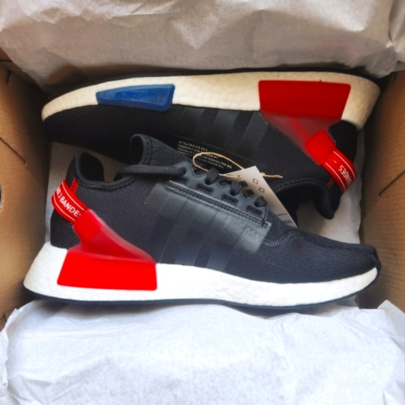 New adidas NMD _R1 V2 Mens, Black, Athletic, Running Shoe - Picture 2 of 3